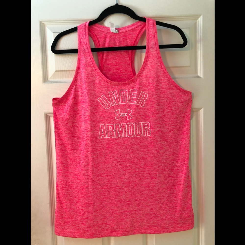 Under Armour Pink racer back Large